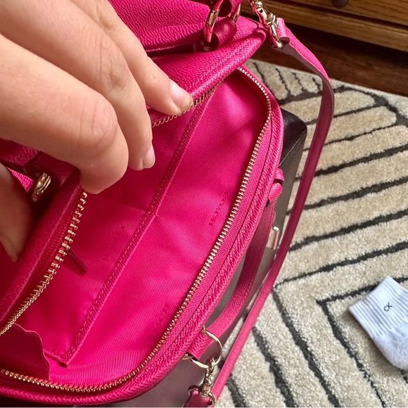 COACH | Prince Street Mini Satchel w/ Crossbody Strap in Pink Ruby - Picture 13 of 16